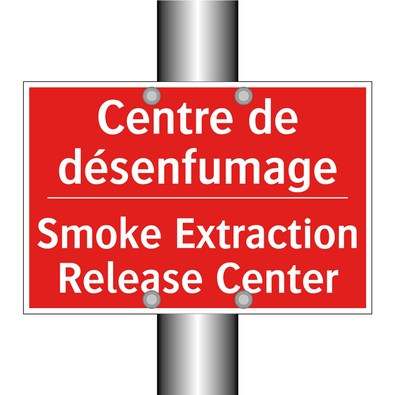Centre de désenfumage - Smoke Extraction Release Center /.../