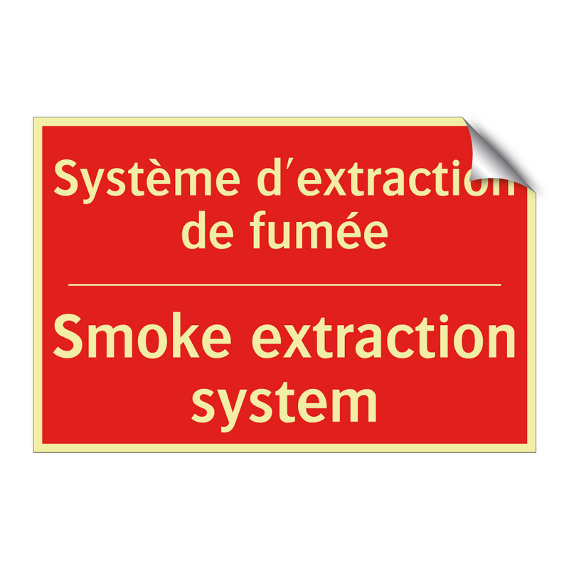 Système d'extraction de fumée - Smoke extraction system
