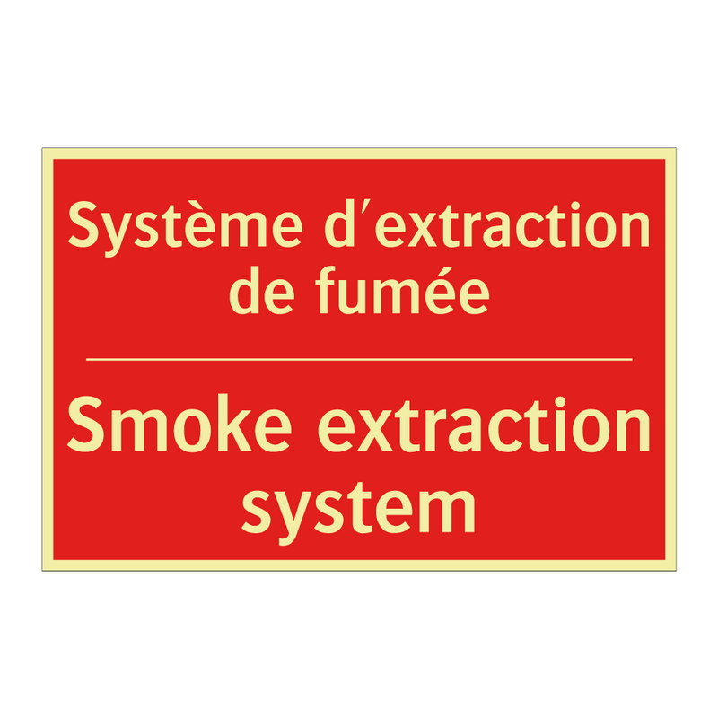 Système d'extraction de fumée - Smoke extraction system