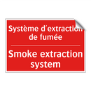 Système d'extraction de fumée - Smoke extraction system