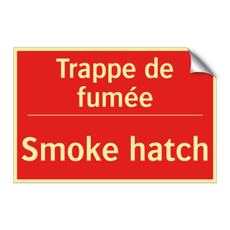 Trappe de fumée - Smoke hatch