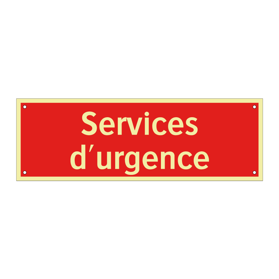 Services d'urgence