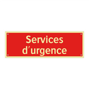 Services d'urgence