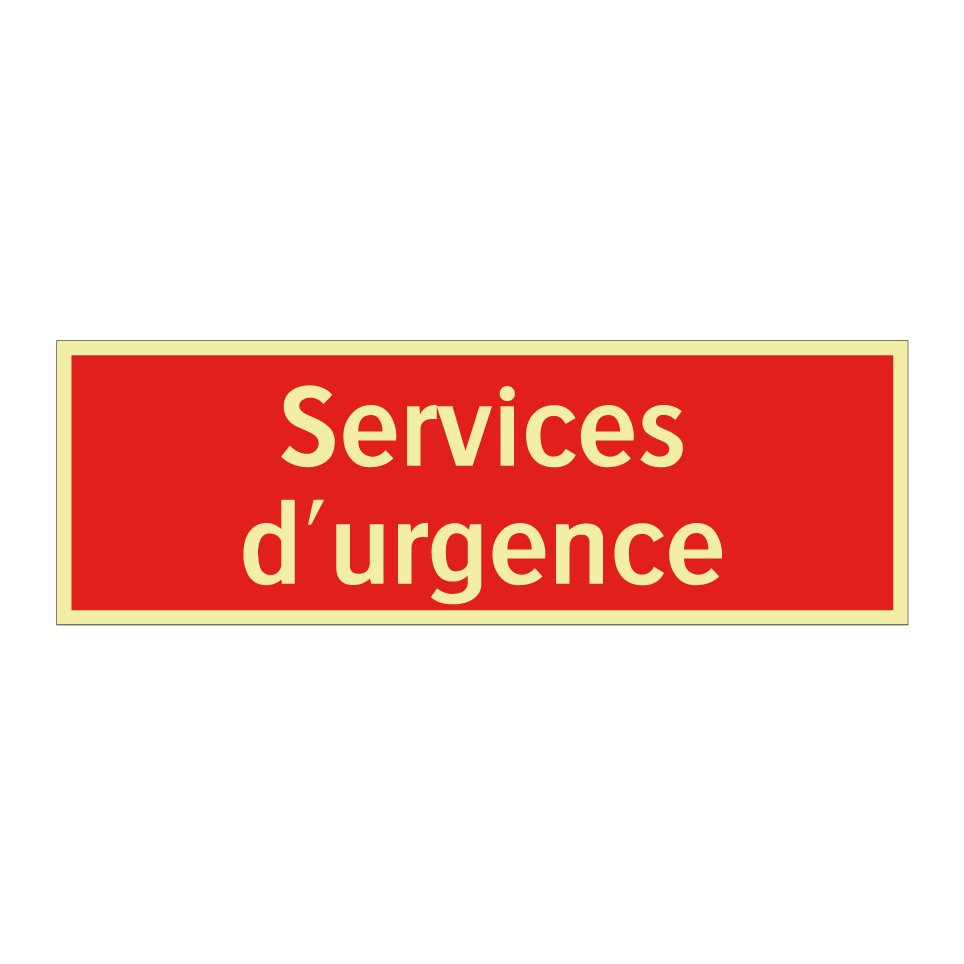 Services d'urgence