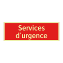 Services d'urgence