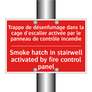 Trappe de désenfumage dans la /.../ - Smoke hatch in stairwell activated /.../
