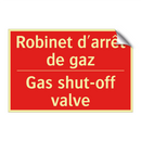 Robinet d'arrêt de gaz - Gas shut-off valve