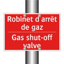 Robinet d'arrêt de gaz - Gas shut-off valve