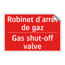 Robinet d'arrêt de gaz - Gas shut-off valve