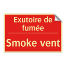 Exutoire de fumée - Smoke vent
