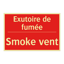 Exutoire de fumée - Smoke vent