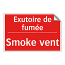 Exutoire de fumée - Smoke vent