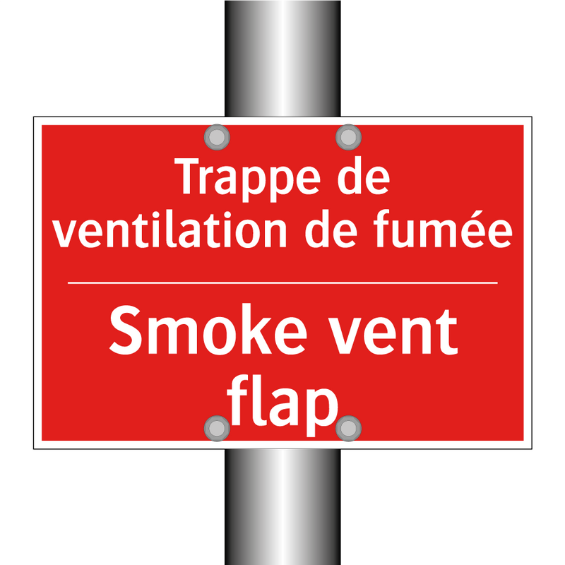 Trappe de ventilation de fumée - Smoke vent flap
