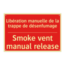 Libération manuelle de la trappe /.../ - Smoke vent manual release