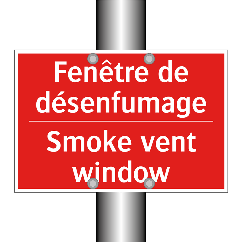 Fenêtre de désenfumage - Smoke vent window