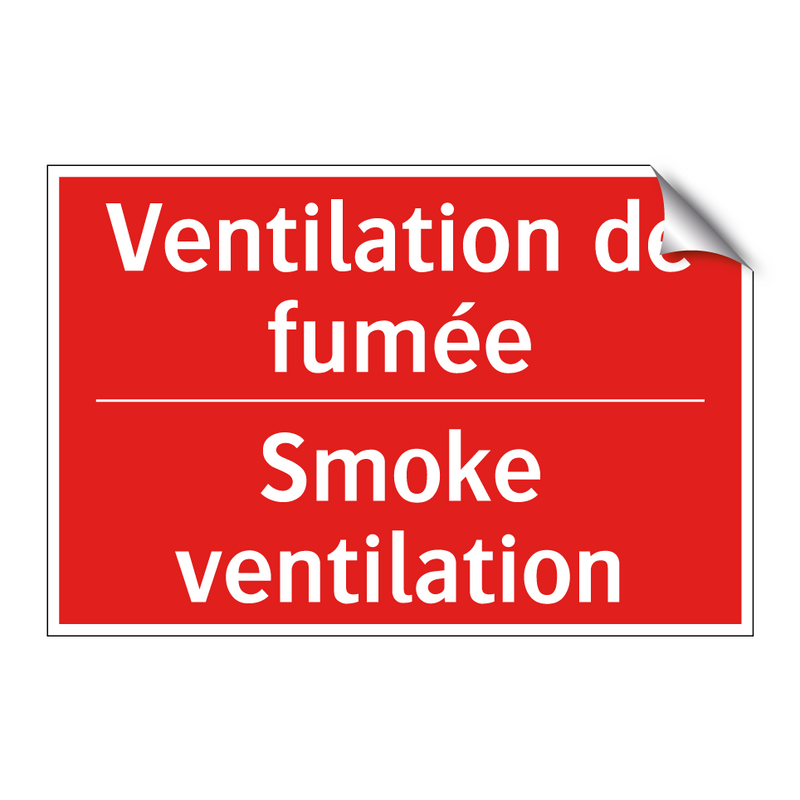 Ventilation de fumée - Smoke ventilation