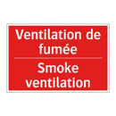 Ventilation de fumée - Smoke ventilation