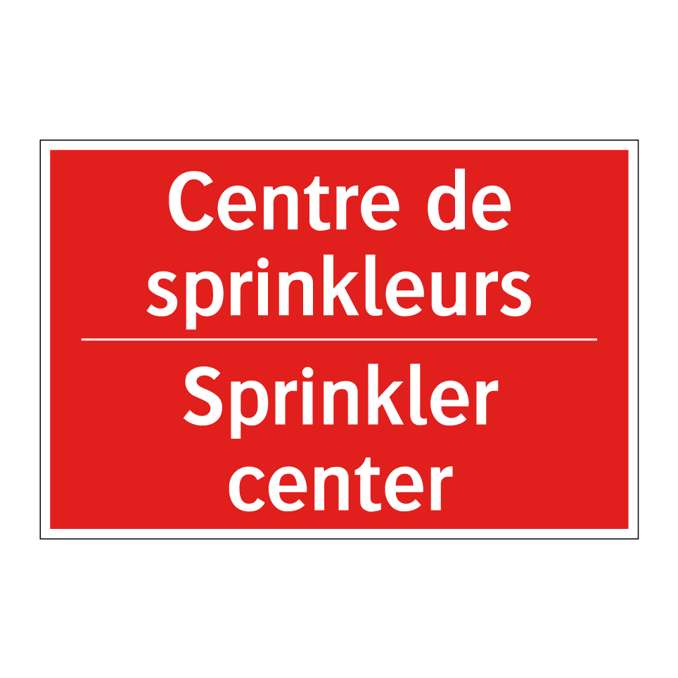 Centre de sprinkleurs - Sprinkler center