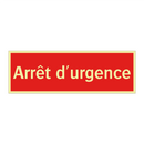 Arrêt d'urgence