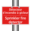 Détecteur d'incendie à gicleur - Sprinkler fire detector