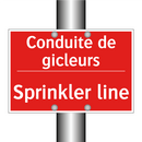 Conduite de gicleurs - Sprinkler line