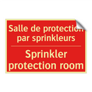 Salle de protection par sprinkleurs /.../ - Sprinkler protection room