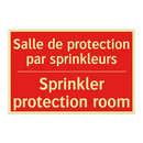 Salle de protection par sprinkleurs /.../ - Sprinkler protection room