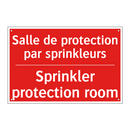 Salle de protection par sprinkleurs /.../ - Sprinkler protection room