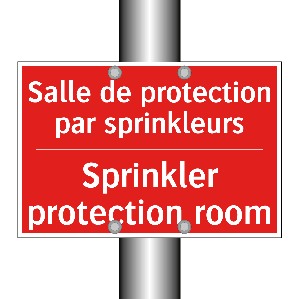 Salle de protection par sprinkleurs /.../ - Sprinkler protection room