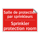 Salle de protection par sprinkleurs /.../ - Sprinkler protection room