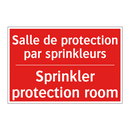 Salle de protection par sprinkleurs /.../ - Sprinkler protection room