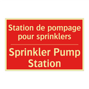 Station de pompage pour sprinklers /.../ - Sprinkler Pump Station