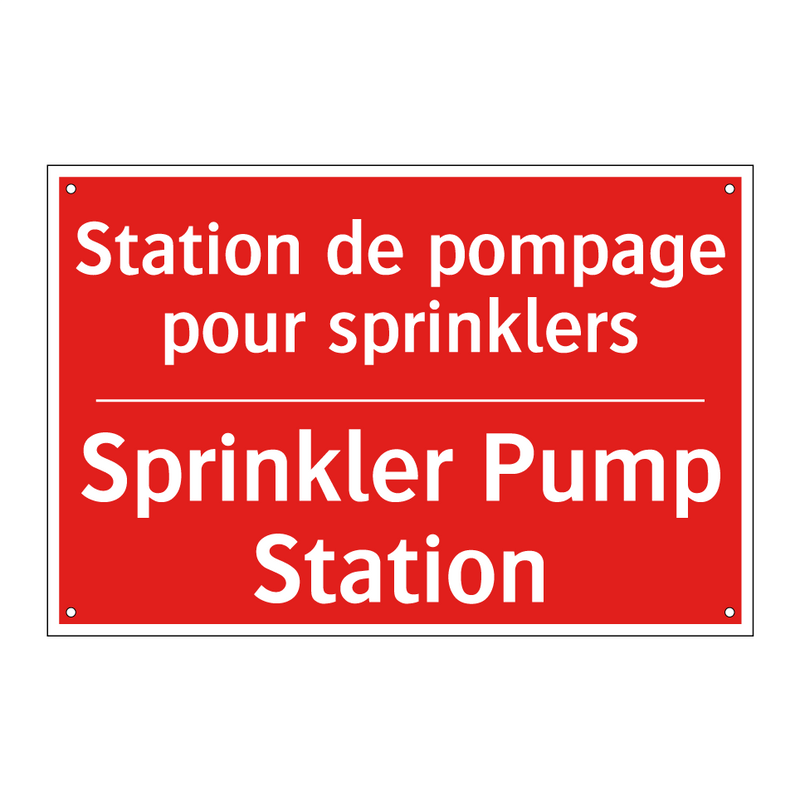 Station de pompage pour sprinklers /.../ - Sprinkler Pump Station
