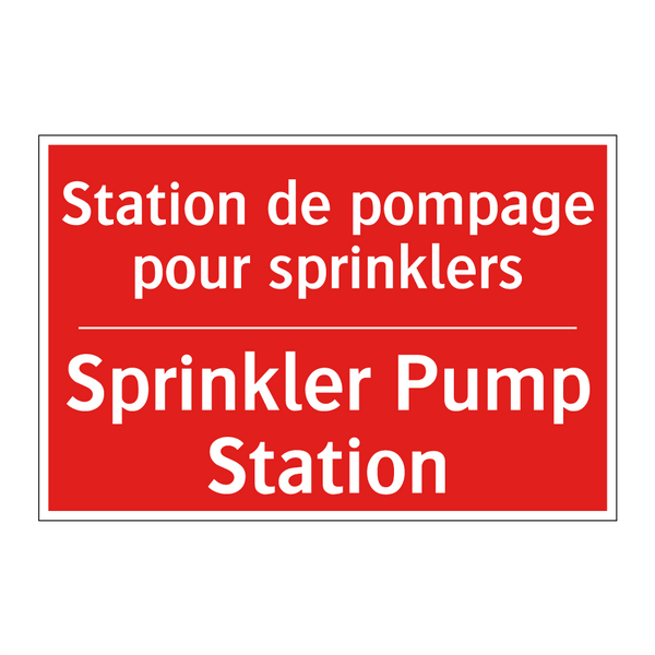 Station de pompage pour sprinklers /.../ - Sprinkler Pump Station
