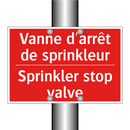 Vanne d'arrêt de sprinkleur - Sprinkler stop valve