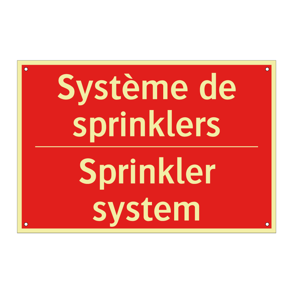 Système de sprinklers - Sprinkler system