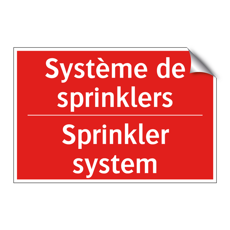 Système de sprinklers - Sprinkler system