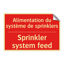 Alimentation du système de sprinklers /.../ - Sprinkler system feed