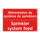 Alimentation du système de sprinklers /.../ - Sprinkler system feed