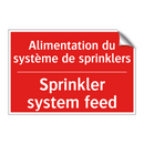 Alimentation du système de sprinklers /.../ - Sprinkler system feed