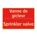 Vanne de gicleur - Sprinkler valve