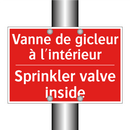 Vanne de gicleur à l'intérieur - Sprinkler valve inside