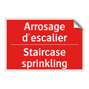Arrosage d'escalier - Staircase sprinkling