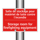 Salle de stockage pour matériel /.../ - Storage room for firefighting /.../