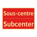 Sous-centre - Subcenter