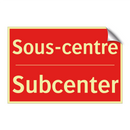 Sous-centre - Subcenter