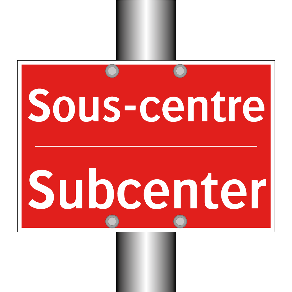 Sous-centre - Subcenter