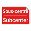 Sous-centre - Subcenter