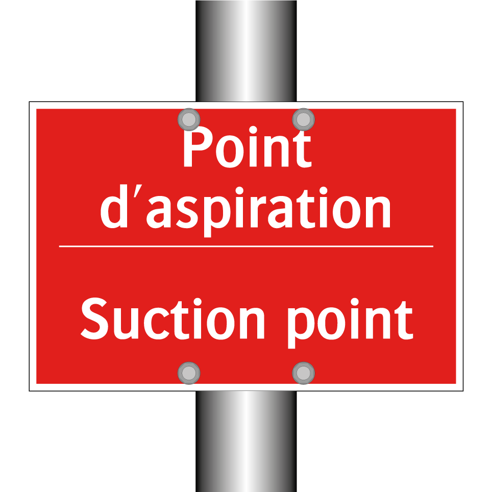 Point d'aspiration - Suction point