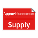 Approvisionnement - Supply